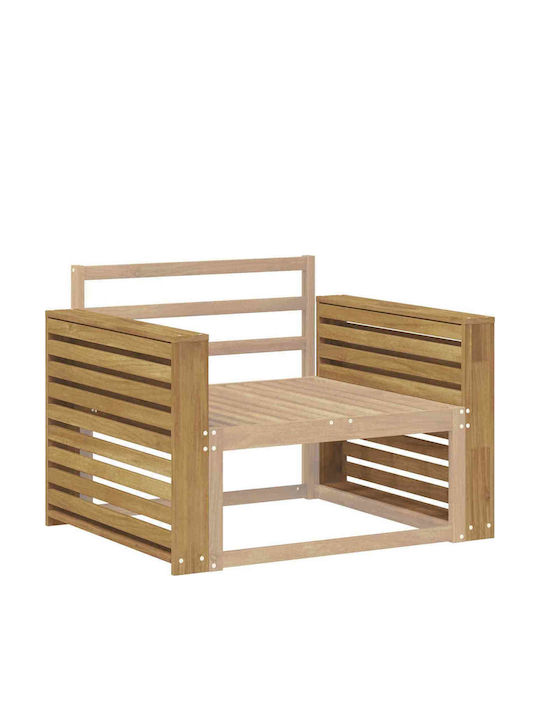 Gartenstühle Hölzernes Beige 2 Stück