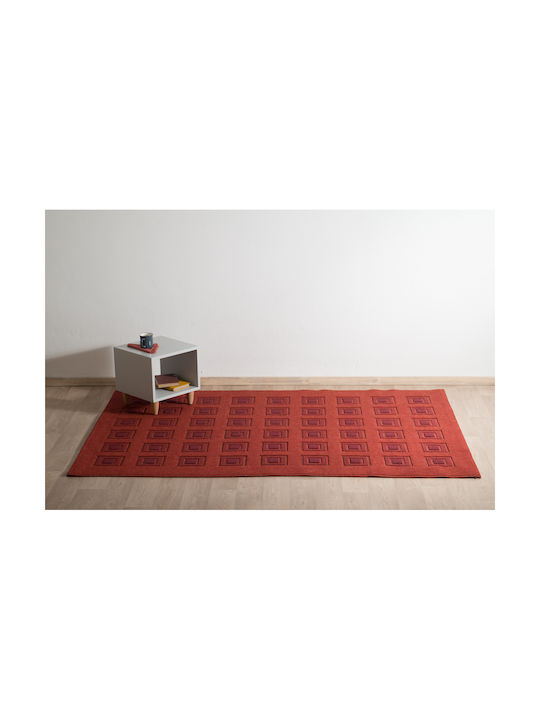Decostar Килим Пътека Червен 80x150см