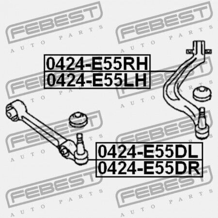 Braț De Control Frontal Stâng Inferior Mitsubishi Legnum Ea Ec 1996.06-2002.08 Jpn Mr325577
