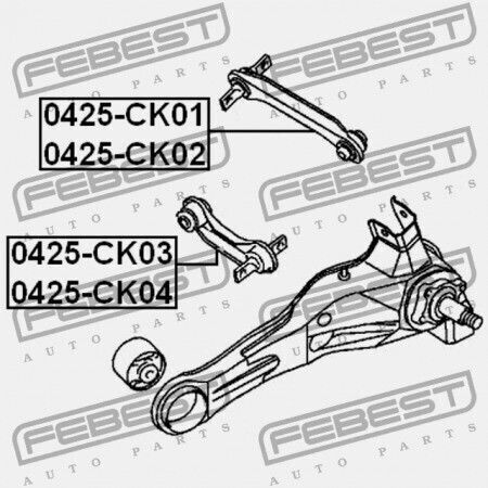 Задна Дясна Горна Щанга Mitsubishi Lancer Mirage Cj-cp 1995.08-2000.08 Jpn Mr491346