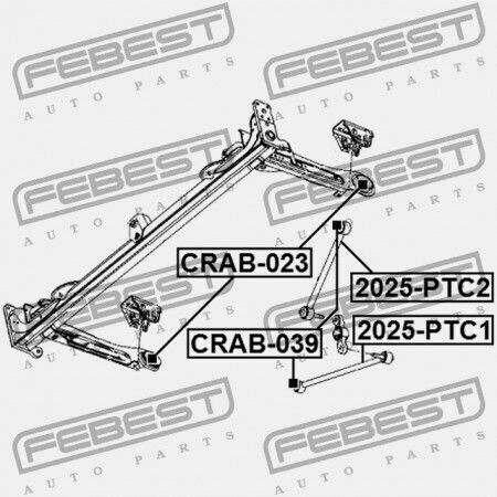 Задна Пречка На Шаси Chrysler Pt Cruiser 2001-2009 04656466ad