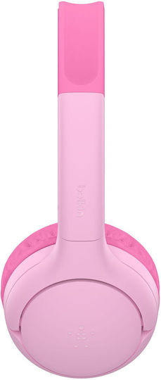 Belkin Soundform Mini 2 Безжични / Жични Детски On Ear Слушалки Розови