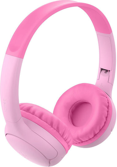 Belkin Soundform Mini 2 Безжични / Жични Детски On Ear Слушалки Розови