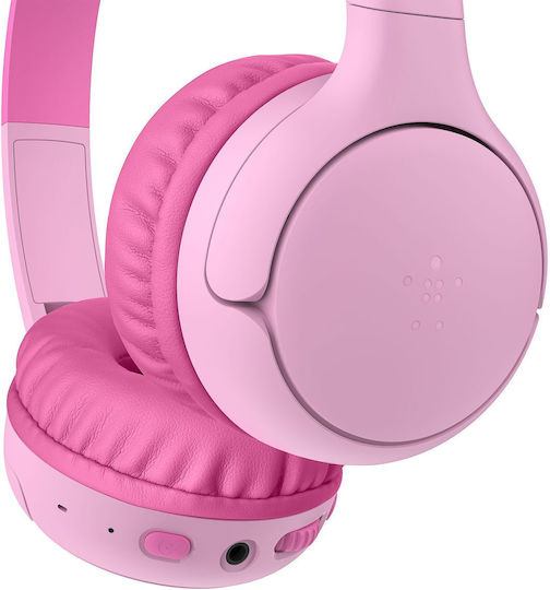 Belkin Soundform Mini 2 Безжични / Жични Детски On Ear Слушалки Розови