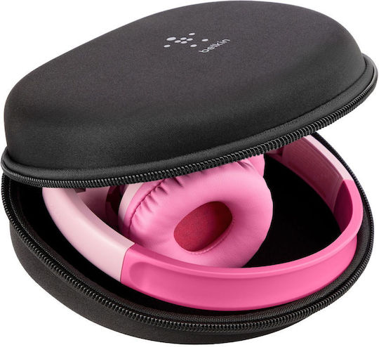 Belkin Soundform Mini 2 Безжични / Жични Детски On Ear Слушалки Розови