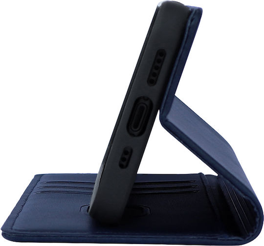 Vintage Magnet Wallet Case Sonique Motorola Moto G57 Power 5g Moto G67 Power 5g Dark Blue