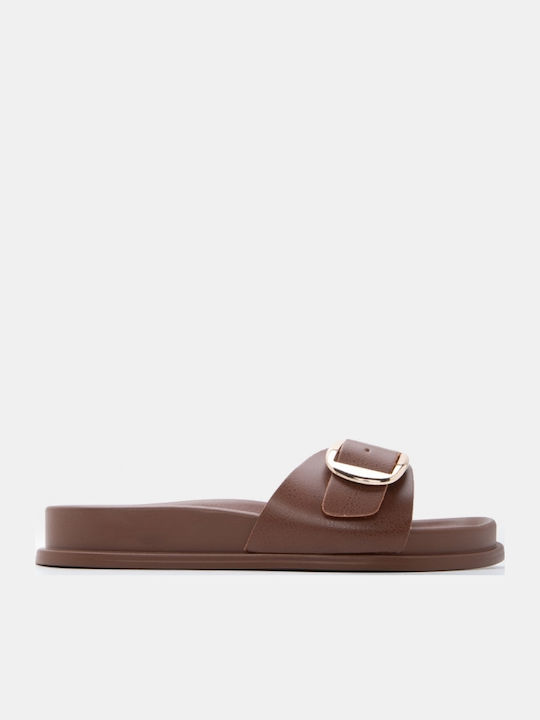 Women's Flat Sandals Flatforms Brown