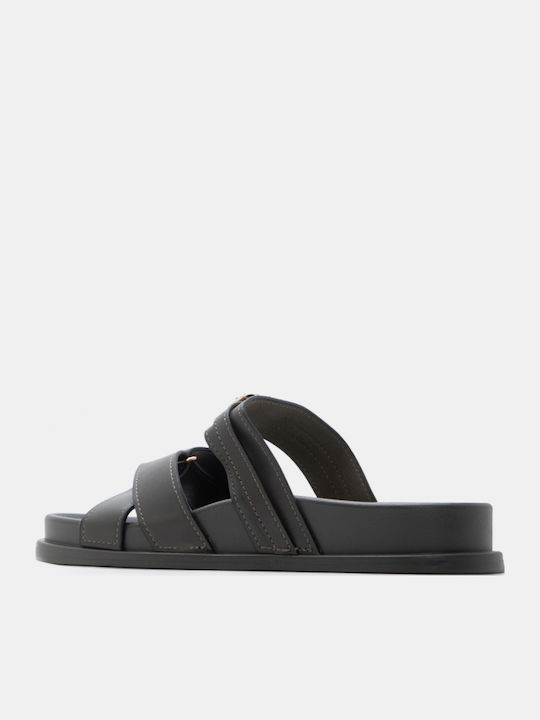 Flatforms Khaki Damen Sandalen