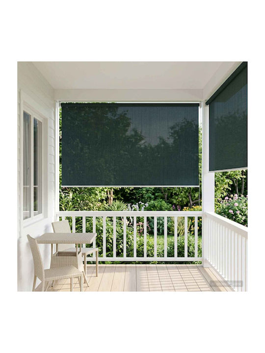 vidaXL Roller Blinds Partial Blackout Green W355xH230cm 42036036