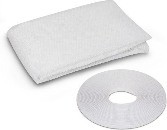 Alista Home Σίτα Παραθύρου από Πολυεστέρα Λευκή 100x100cm