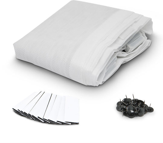 Alista Home Moskitonetz Tür aus Polyester Weiß 210x100cm