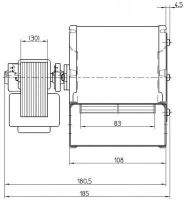 Ventilator Centrifugal pentru Sobă pe Peleți Fergas Edilkamin Alții