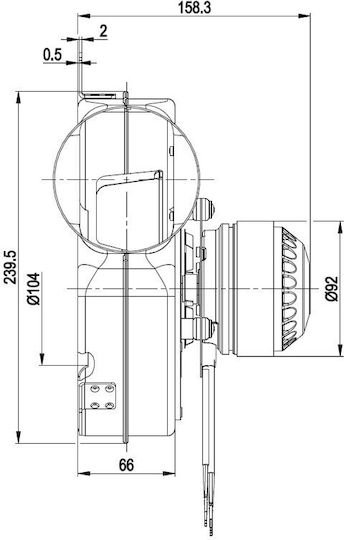 Centrifugal Fan Ebm Pellet Stove Caminetti Montegrappa Karmek One Others