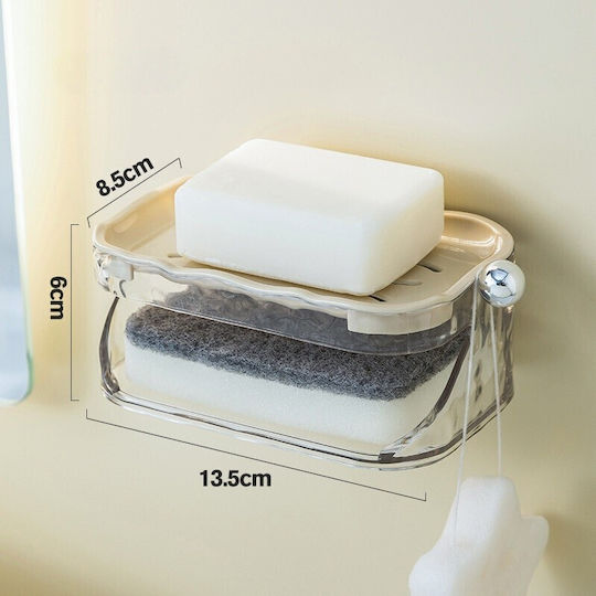 Alista Home Tavă De Săpun Din Sticlă Bej
