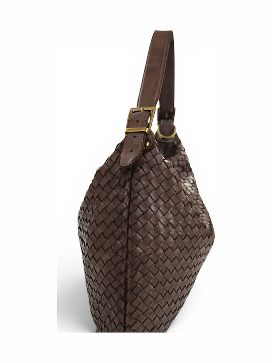 Leather Women's Brown Shoulder Bag