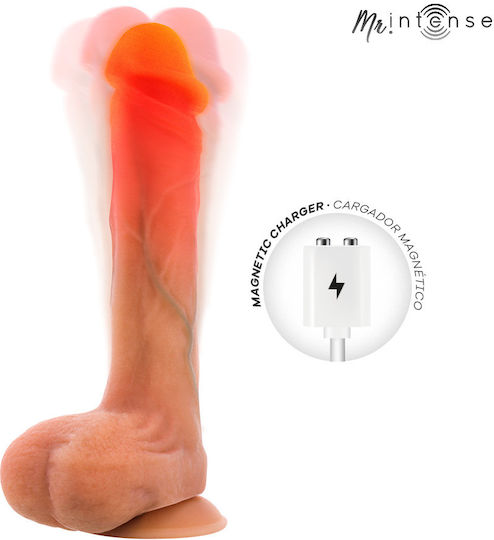 Intense Vibrator Ρεαλιστικός Δονητής με Απομακρυσμένο Έλεγχο 19cm Flesh