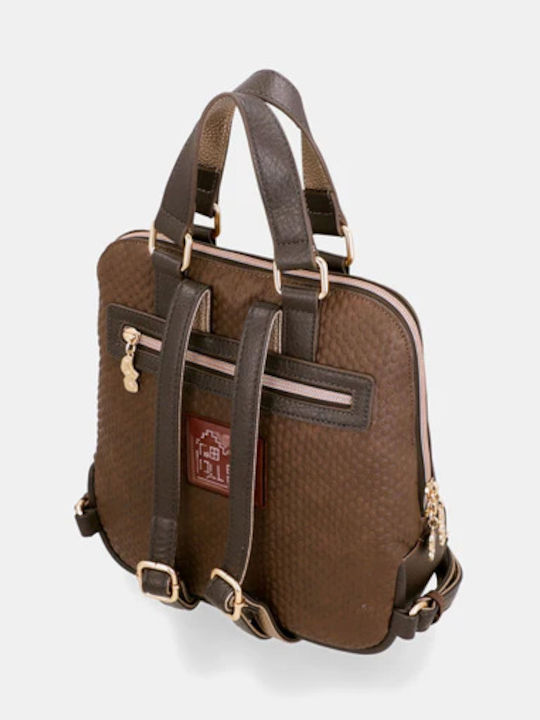 Damentasche Rucksack Braun