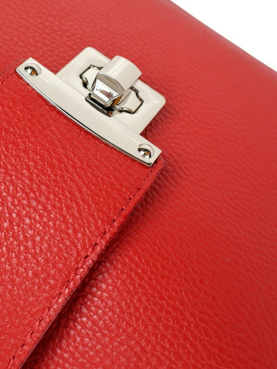 Damentasche Aus Leder Schulter Rote