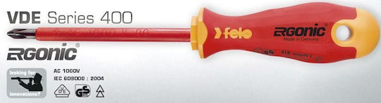 Felo Electrician VDE 1000V Screwdriver Cross with Nib Size PH3