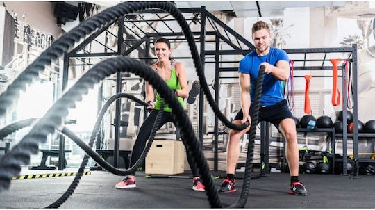 Battle Rope Cross Training 35mm 12m Черно