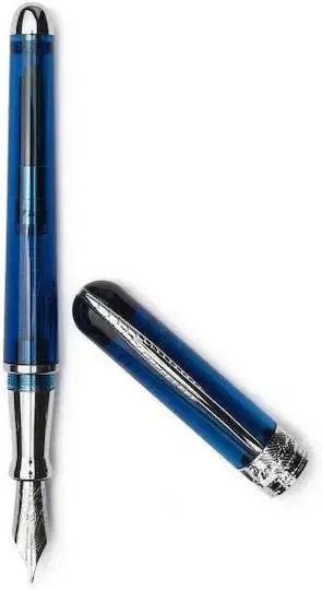 Pineider Avatar Fountain Pen Medium 0.8mm Blue with Blue Ink