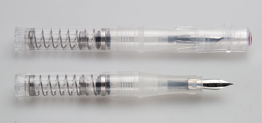 Twsbi Go Spring Load Mechanism Calligraphy Pen Extra Fine Transparent