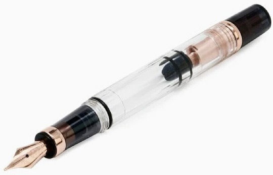 Twsbi Diamond 580 Smoke Πένα Καλλιγραφίας Broad Ροζ