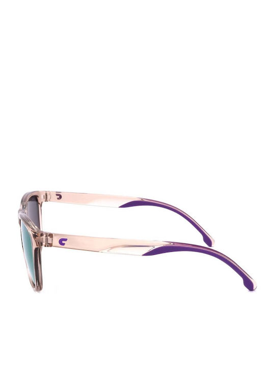 Carrera Carrera Unisex Sunglasses with Rose Gold Frame and Grey Lens 8058/S FWM/56