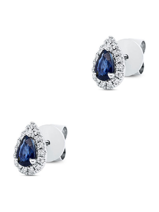 Diamond Group Ohrringe aus Weißgold 18K mit Diamant