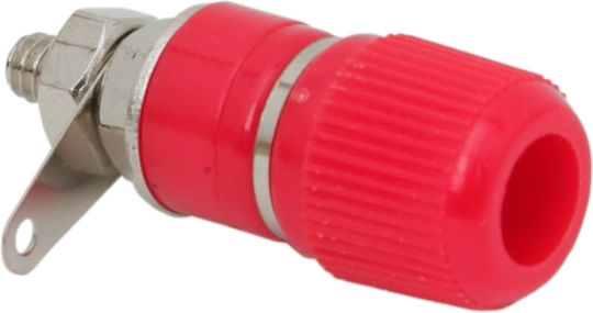Set 10 Prize Banană Încorporate Conector Audio Cablu Până La 4 Mm Roșii