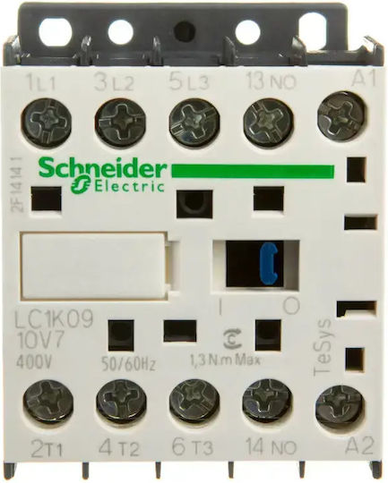 Schneider Electric Τριπολικός Διακόπτης Ράγας 400V 9A