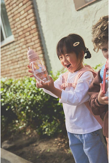 Tutete Kids Plastic Water Bottle With Straw 500ml