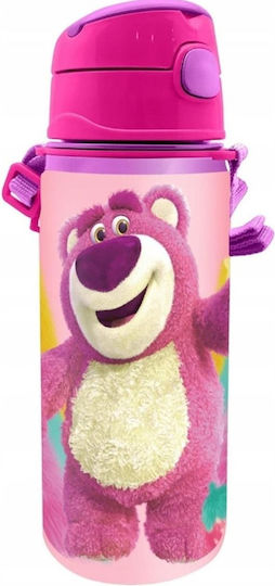 Toy Story Lotso 600 Ml Water Bottle Gift Set + Toy Story Lotso Kids Led Watch S00012