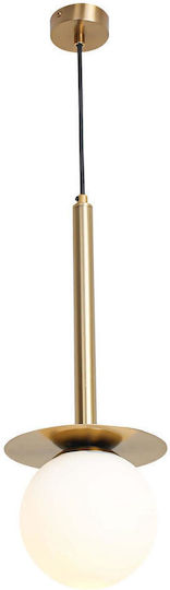 Light Prestige Κρεμαστό Φωτιστικό Χρυσό 18x18x125εκ. Light Prestige Κρεμαστό Φωτιστικό Χρυσό 18x18x125εκ.