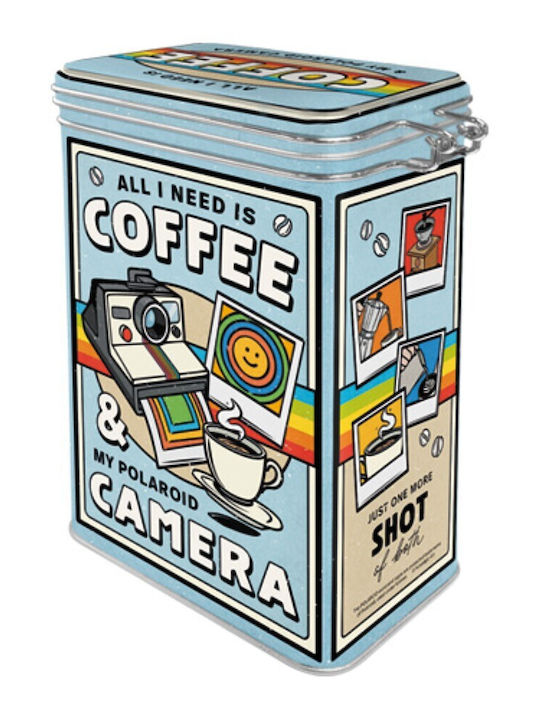 Nostalgic Μεταλλικό Κουτί Καπάκι Κλιπ Polaroid Coffee & Camera Hk Aromadose Nostalgic Μεταλλικό Κουτί Καπάκι Κλιπ Polaroid Coffee & Camera Hk Aromadose