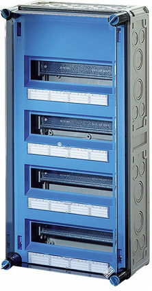 Hensel Wall mounted Waterproof 12-Elements Fuse Box with 4 Rows