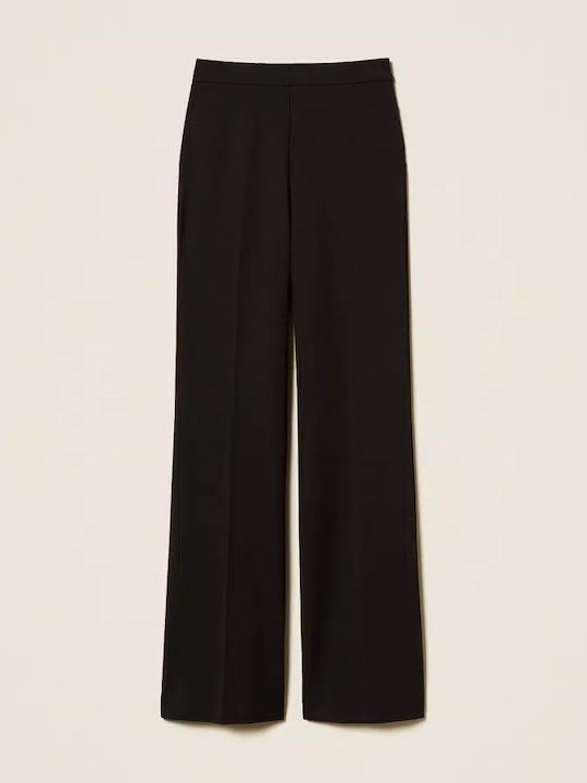 Women's Fabric Trousers Black