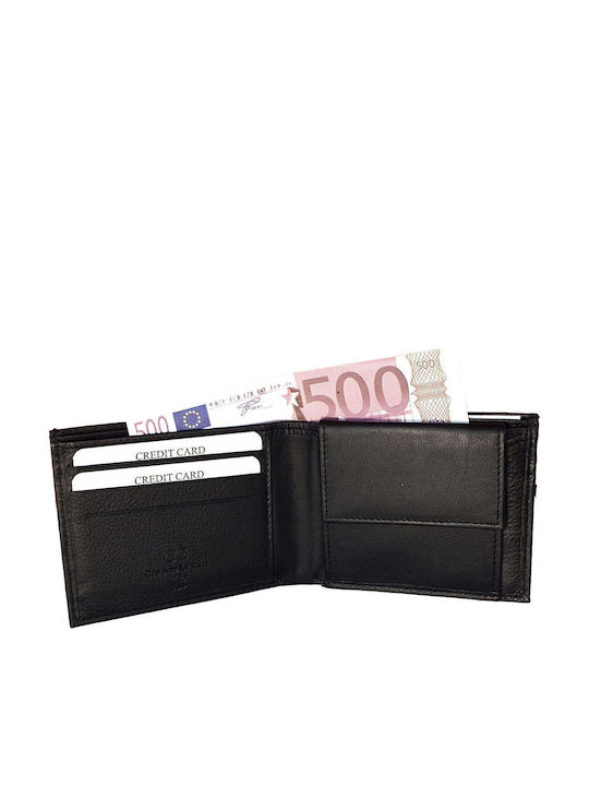 Δερμάτινο Ανδρικό Πορτοφόλι με RFID Μαύρο