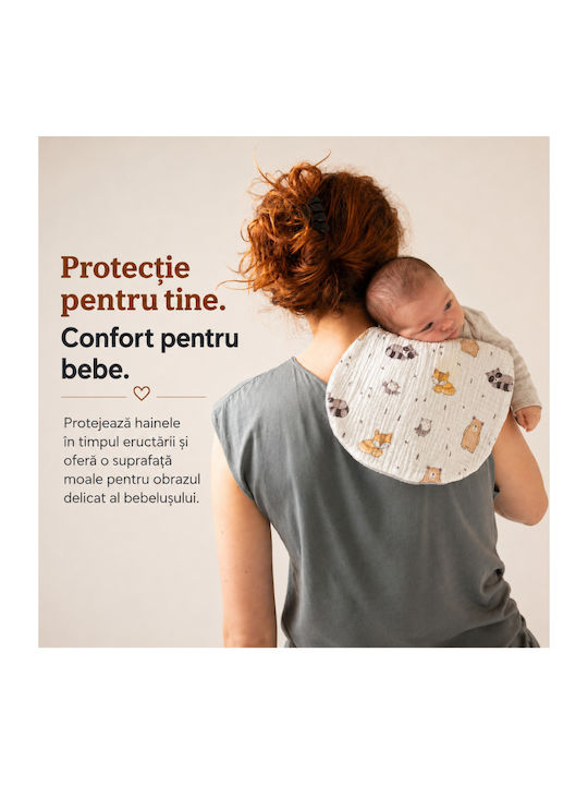 Kidizi Aleze Pentru Bebeluşi Bej 28x52cm 3 Bucăţi