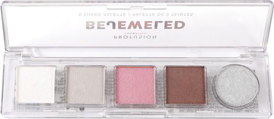 Profusion Cosmetics Profusion Eyeshadow Palette with Matte Pressed Powder Eye Shadows