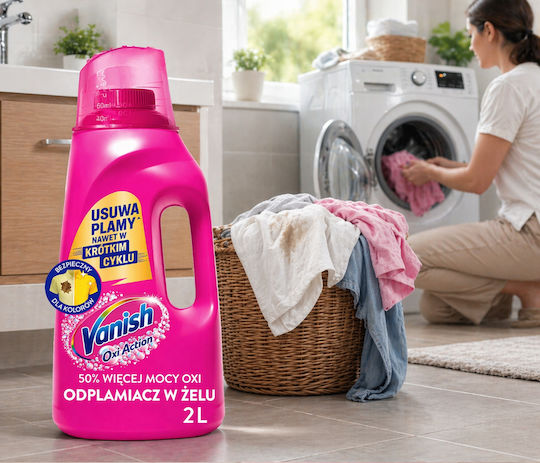 Vanish Oxi Action Gel Καθαριστικό Λεκέδων 2000ml