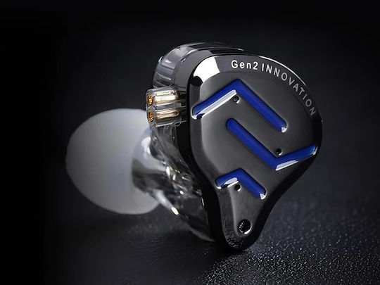 KZ Ακουστικά Ψείρες In Ear Zsn Pro 2 Μαύρα