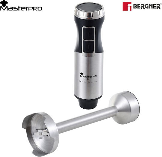 Bergner Masterpro Ръчен блендер с Неръждаема Пръчка 800W Сребрист