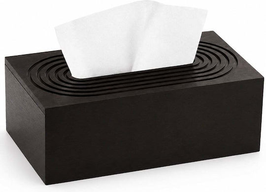 Suport Pentru Șervețele Din Lemn Negru 25x14cm