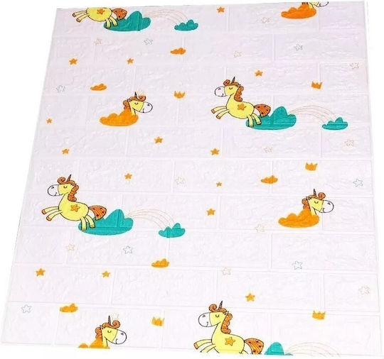 Alista Home Autocolant Decorativ 3D Pentru Perete Copii Spumă 1x77cm 10 Bucăți