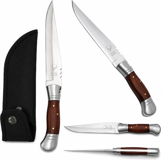 Messer Braun mit Scheide Set 2Stücke