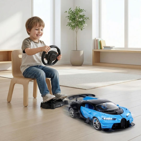Bugatti Teleghidată Mașină Albastră