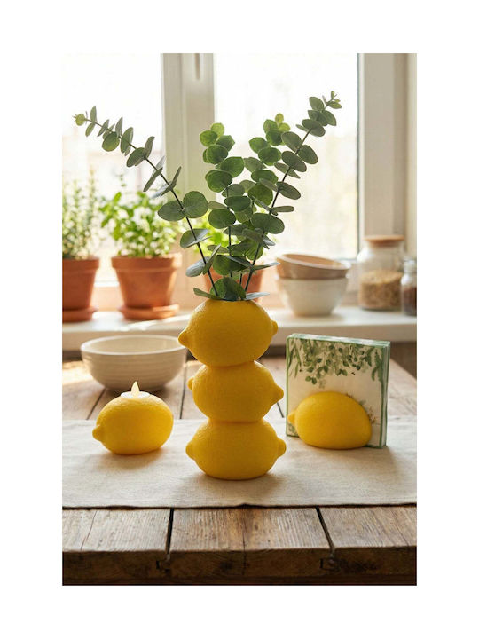 SteweHome Set of Plastic Multicolour Decorative Vases 2 Pieces