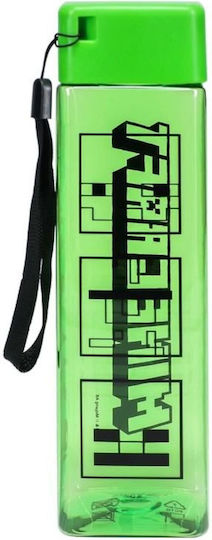 Paladone Kids Water Bottle Minecraft Plastic Green 500ml