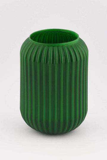 SteweHome Vază Decorativă Din Sticlă Verde Y20cm